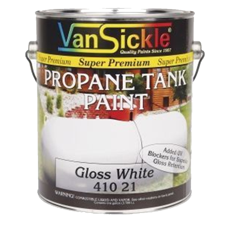 Van Sickle Paint Propane Tank Enamel Paint, White Gloss, 1 gallon