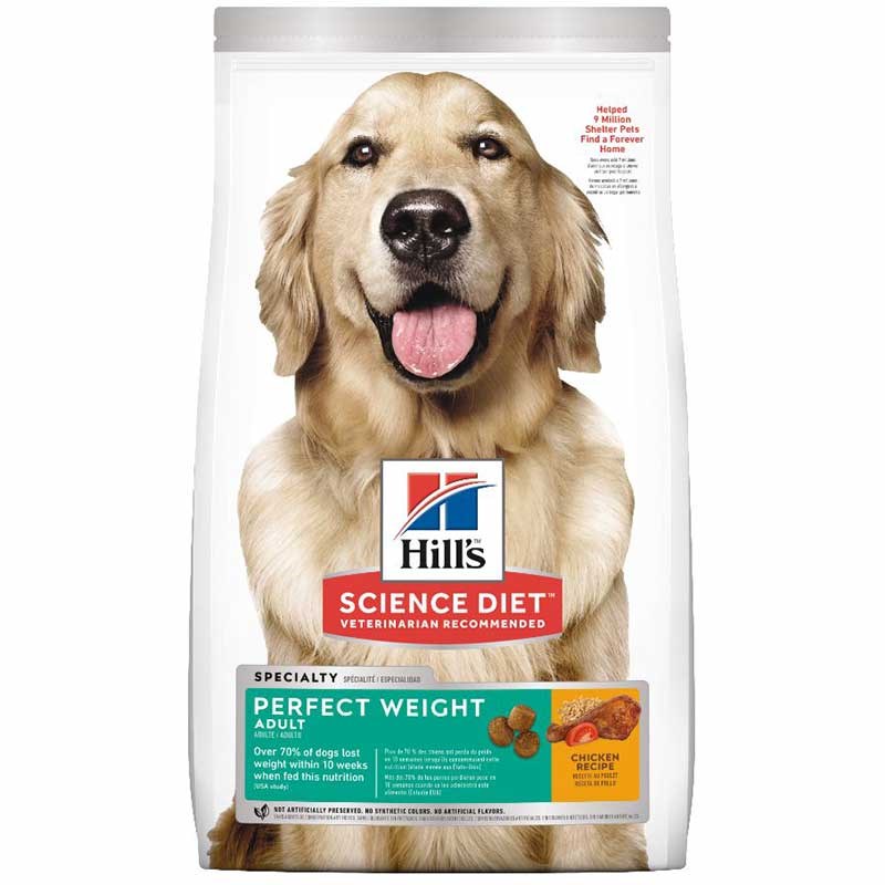 Hills Science Diet Adult Perfect Weight Dog Food, 15 lbs