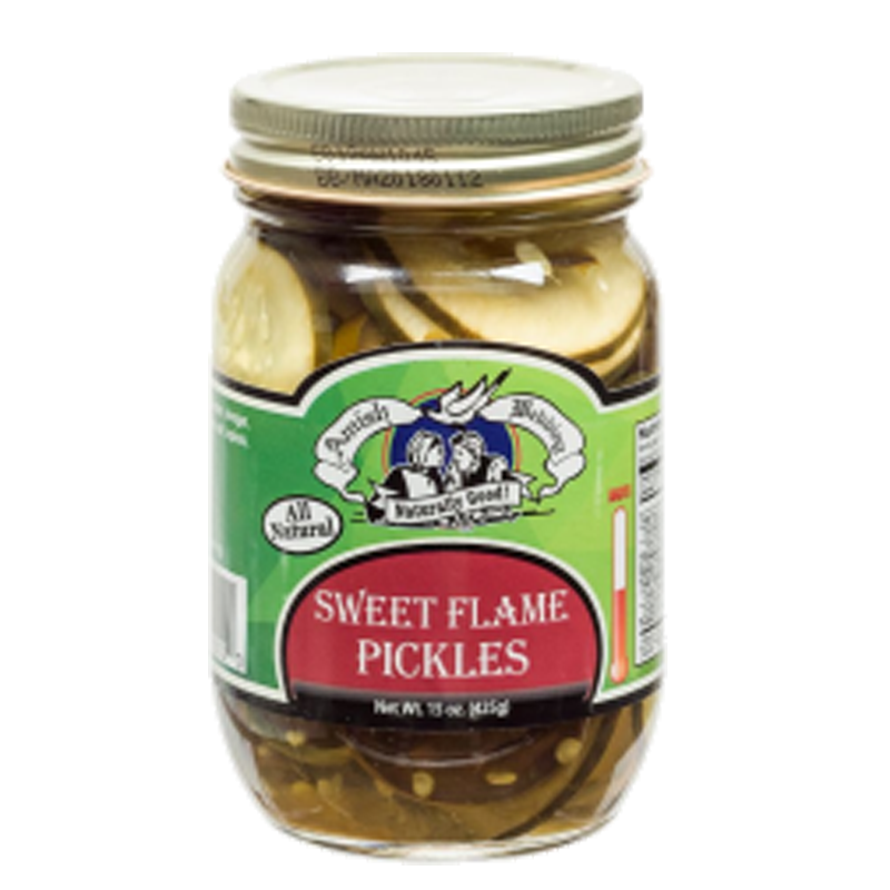Amish Wedding Sweet Flame Pickles, 15 oz