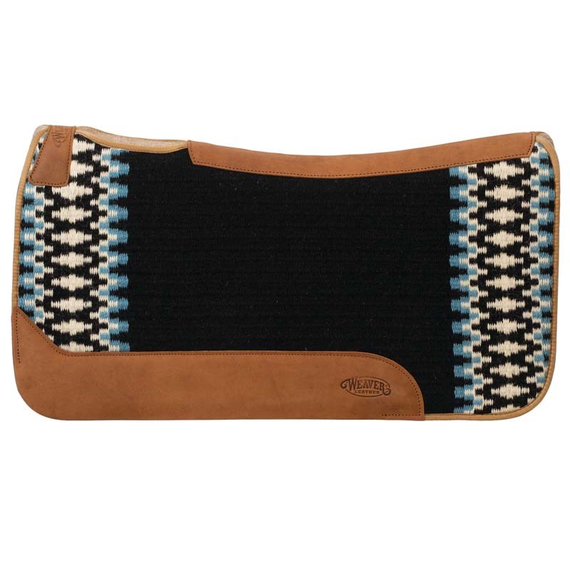 Weaver Leather New Zealand Wool Saddle Pads, 31-inch x 32-inch, Blue