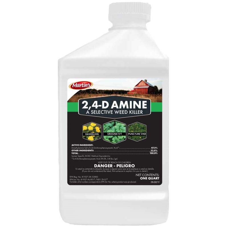 Martin's Amine 400 2, 4D Weed Killer, 1 qt