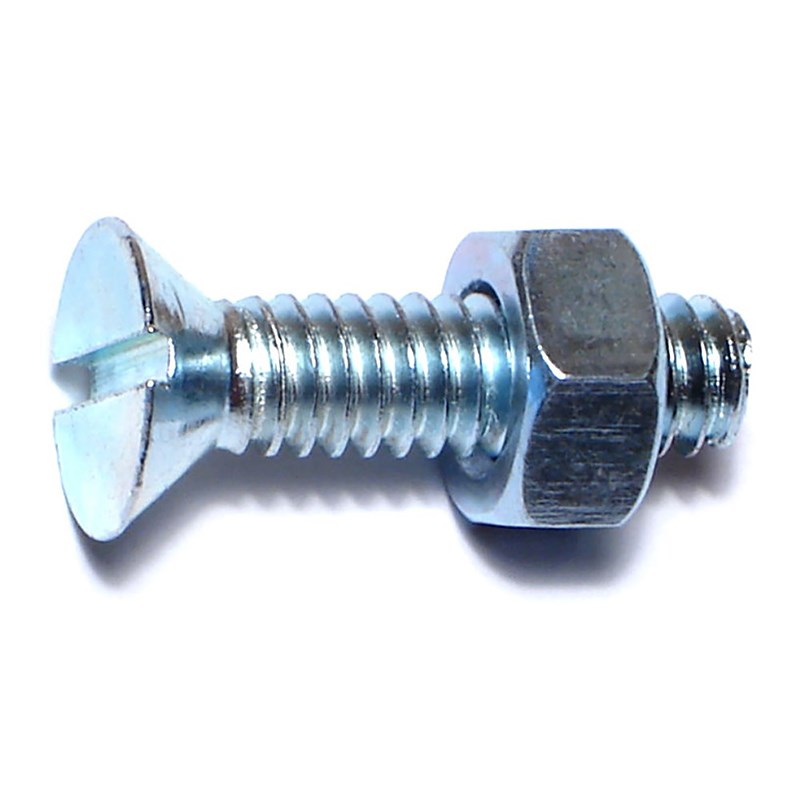 Midwest Fastener 1/4-20 X 1 Slotted Flat Stove Bolt