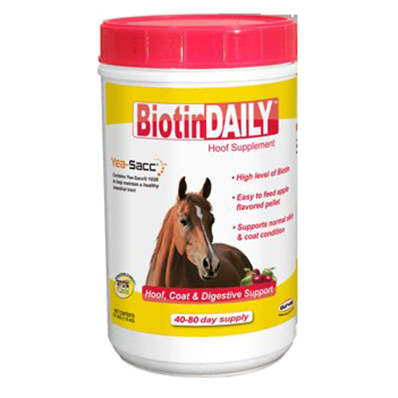 Durvet Biotin Daily Hoof Supplement for Horses, 2.5 lbs
