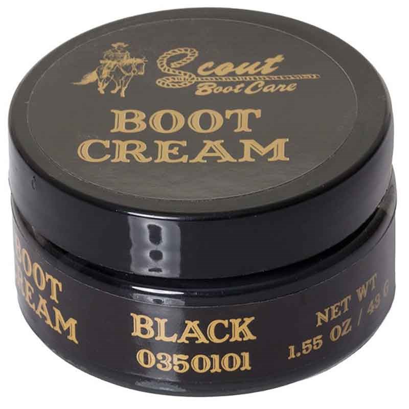 Scout Black Cream Boot Polish