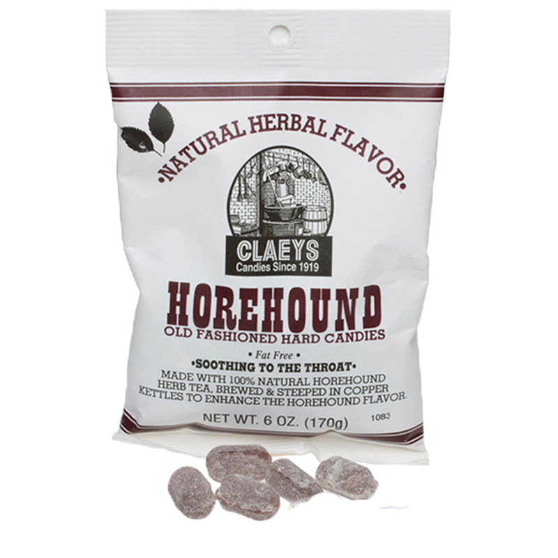 Claey's Candy Old Fashioned Hard Candies, Horehound, 6 oz