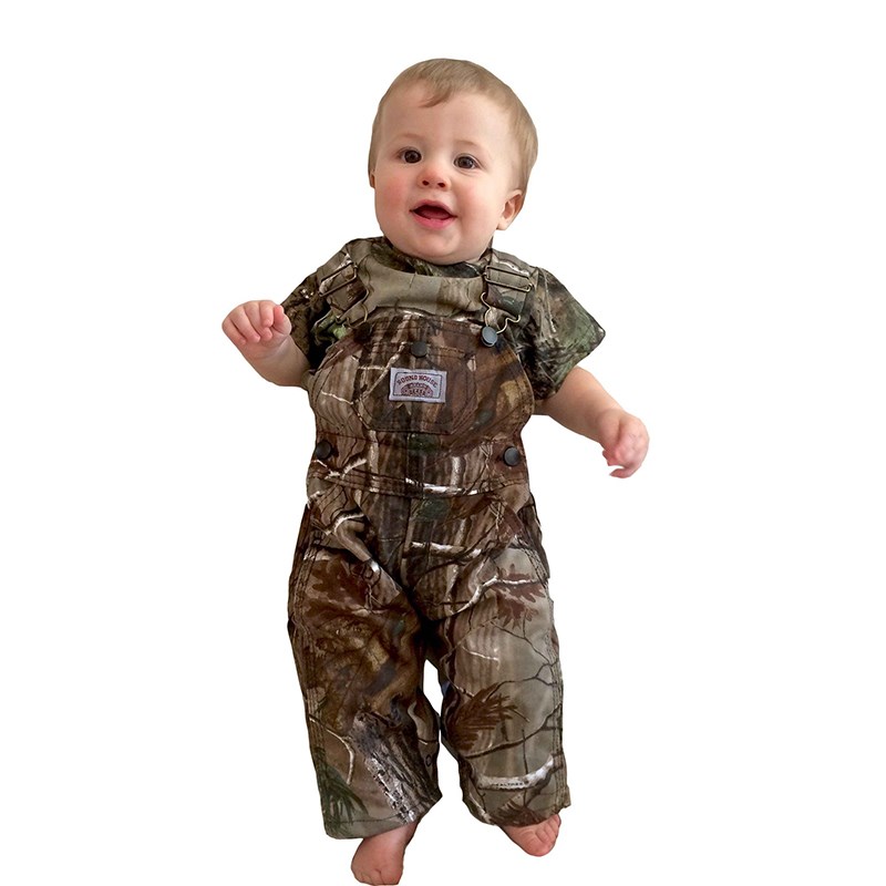 Round House Kid's Realtree Camo Overalls - 2T