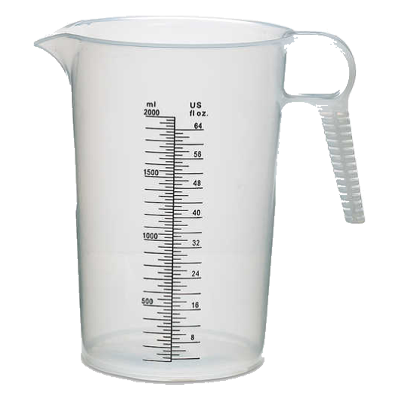 37 oz Glass Pitcher with Lid and Spout