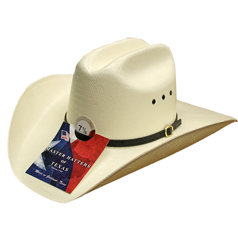 Master Hatters Bryant Cattleman 10X Straw Cowboy Hat