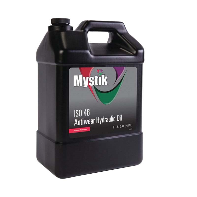 Mystik AW46 Anti-wear Hydraulic Fluid, 2 Gal