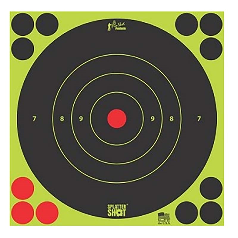 Pro-Shot 12-in Green Splatter Shot Bullseye Target, 5 targets