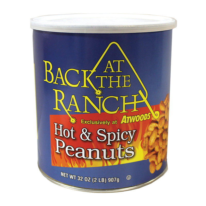 Back at the Ranch Hot and Spicy Peanuts, 32 oz