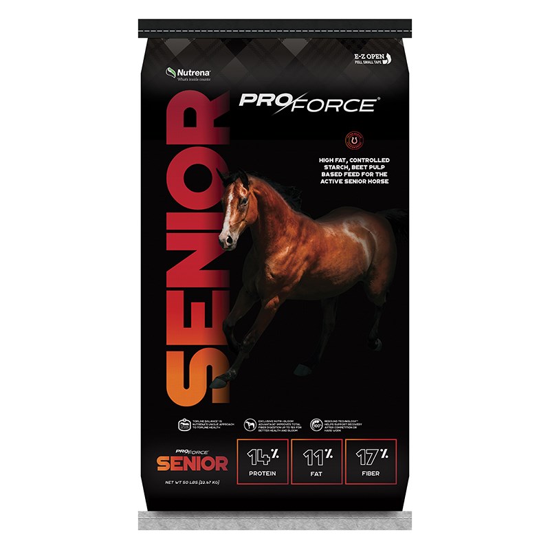 Nutrena Pro Force Senior Horse Feed, 50 lbs.