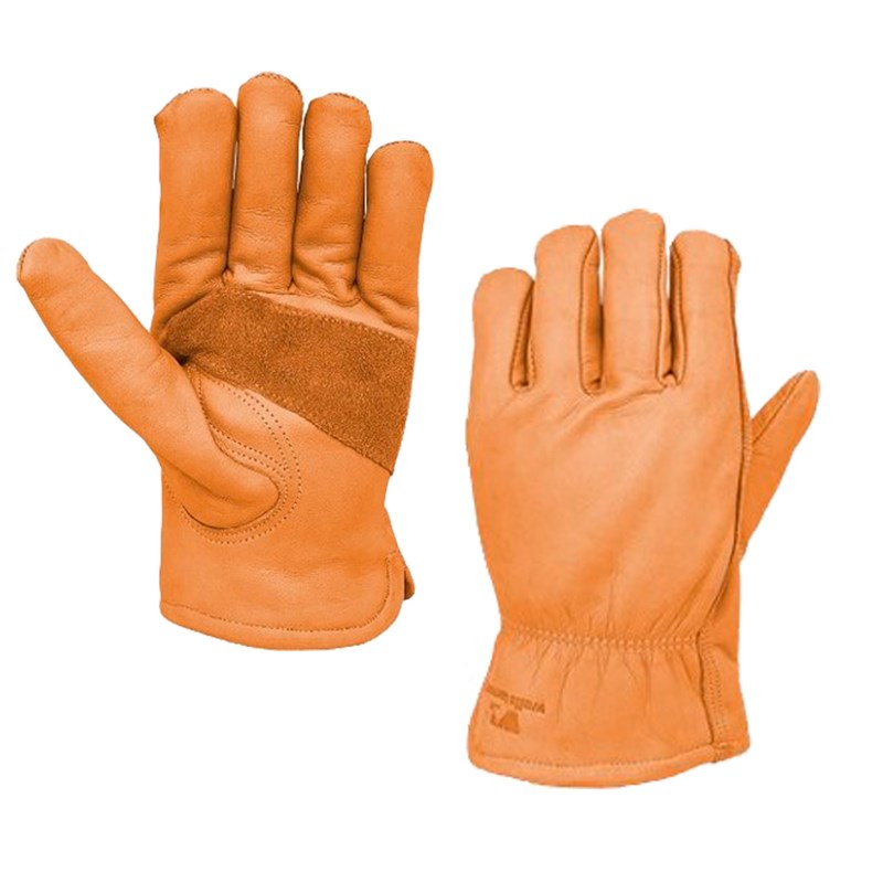 Wells Lamont Men's Grain Leather Buffalo Lined Glove, XL