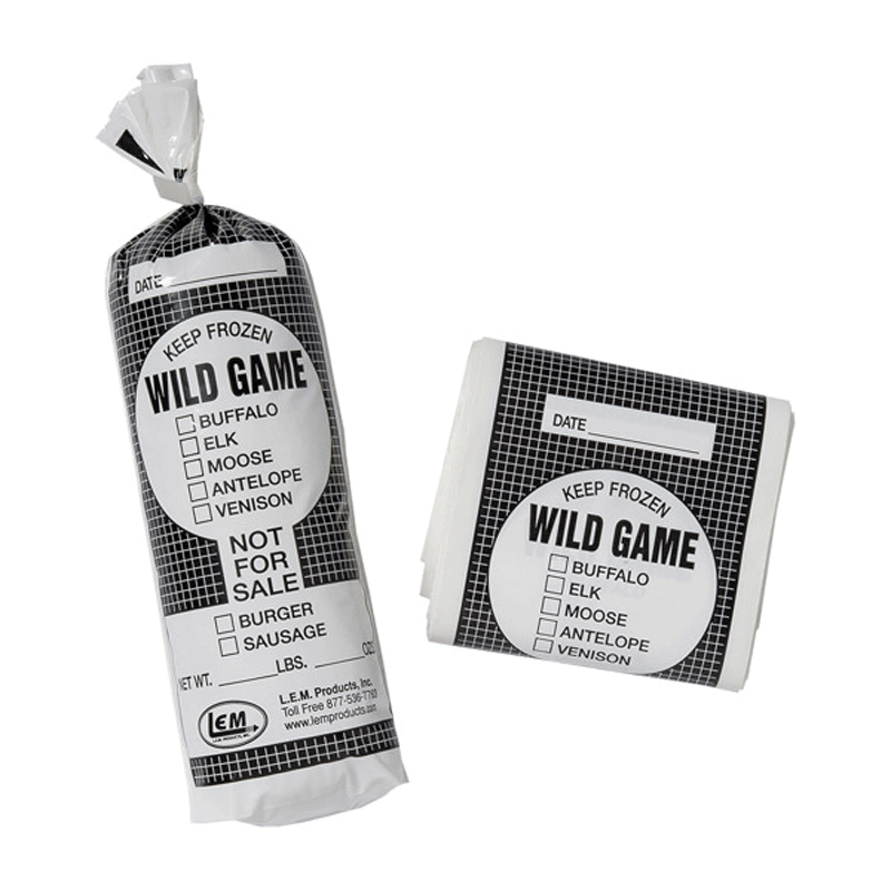 LEM 100-Count 1 lb Wild Game Bags - 870