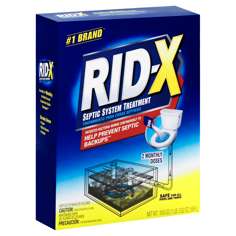 Rid-X Septic System Treatment, 2 monthly doses