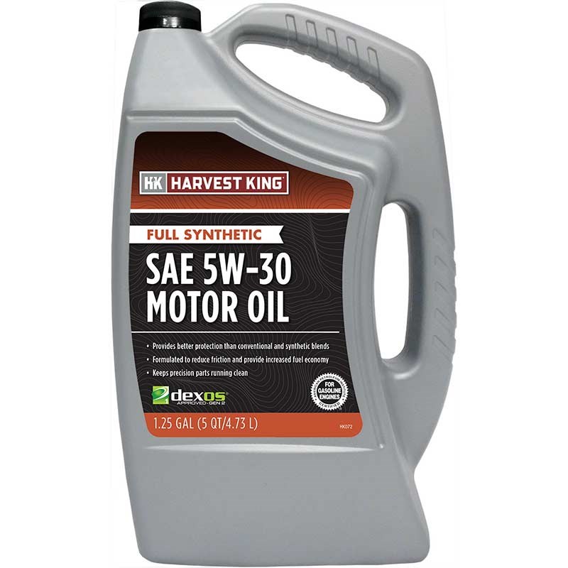 Harvest King Full Synthetic SAE 5W30 Motor Oil, 5 qt