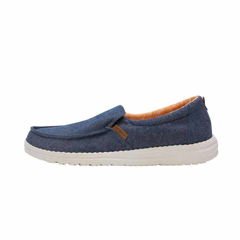 Hey Dude Women's Navy Misty Chambray Shoe