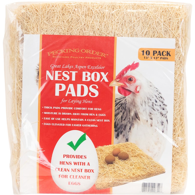 Pecking Order Nesting Pads, 13 in. x 13 in.