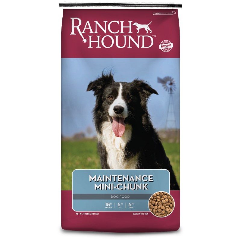 Ranch Hound Dry Dog Food- Chunk, 40 lb