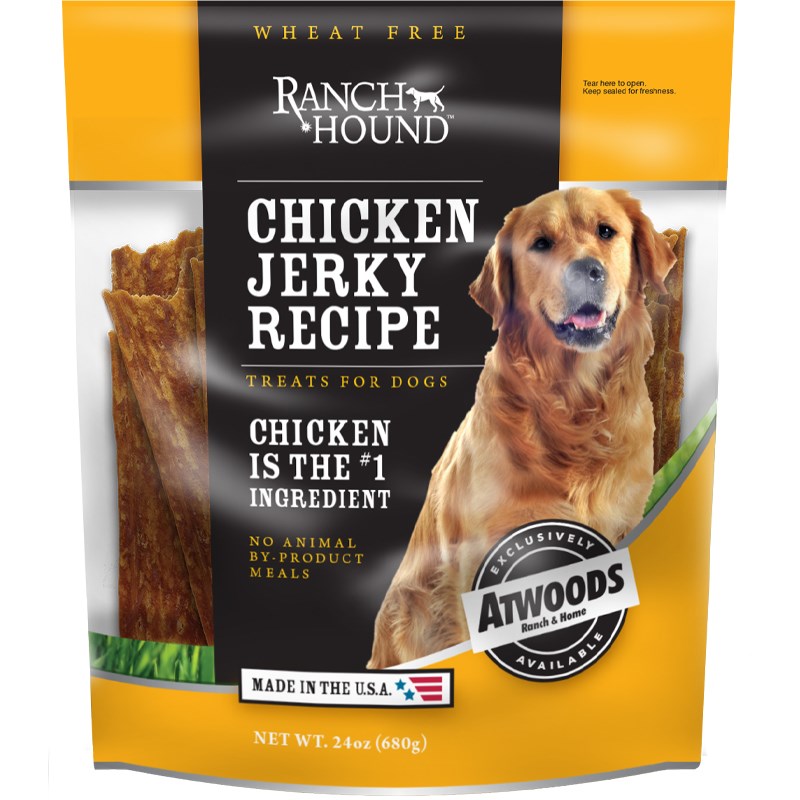 Ranch Hound Dog Jerky Chicken 24 oz