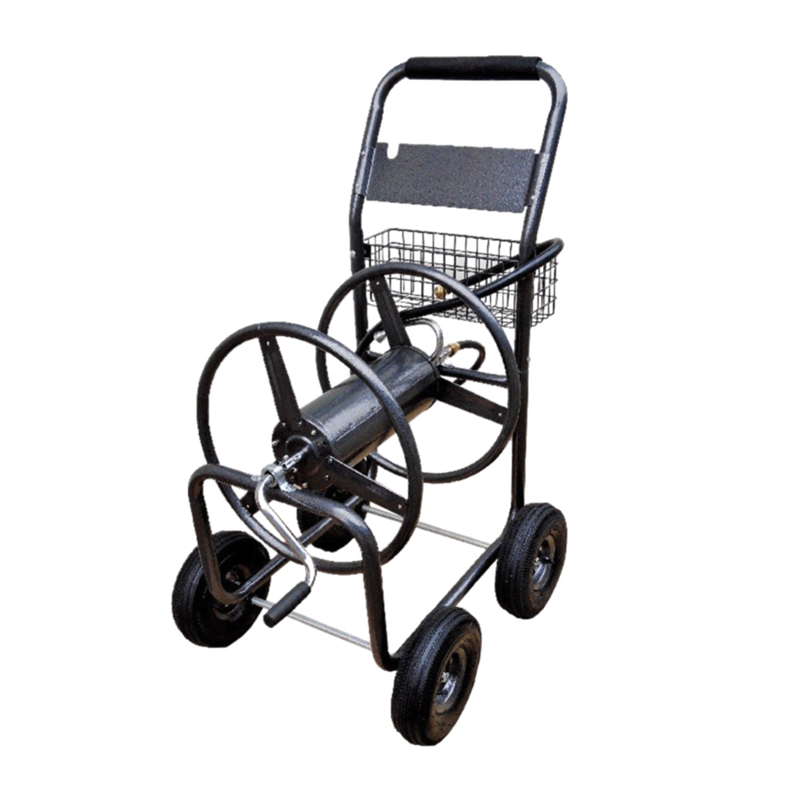 Refurbished Hampton Bay MDHC150HB 2-Wheel Hose Reel Cart