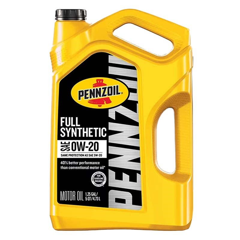 Pennzoil Full Synthetic 0W20 Motor Oil 5 qt