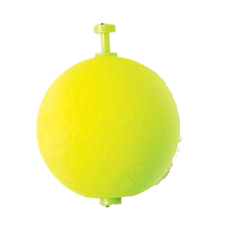 Eagle Claw Round Foam Float, Chartreuse, 1 1/2 in