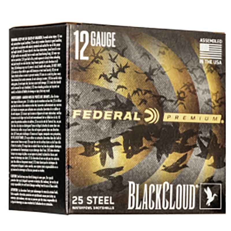 Federal Black Cloud FS Steel 12 Gauge BB Shotgun Ammunition, 25 rounds