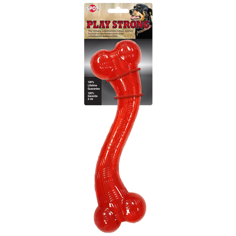 Ethical Pet Products 12-in Play Strong Rubber S Bone