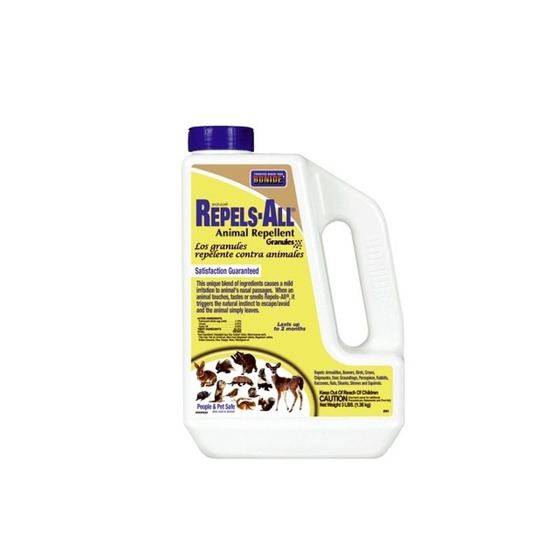 Bonide Repels All Animal Repellent Granules, 3-Lbs.