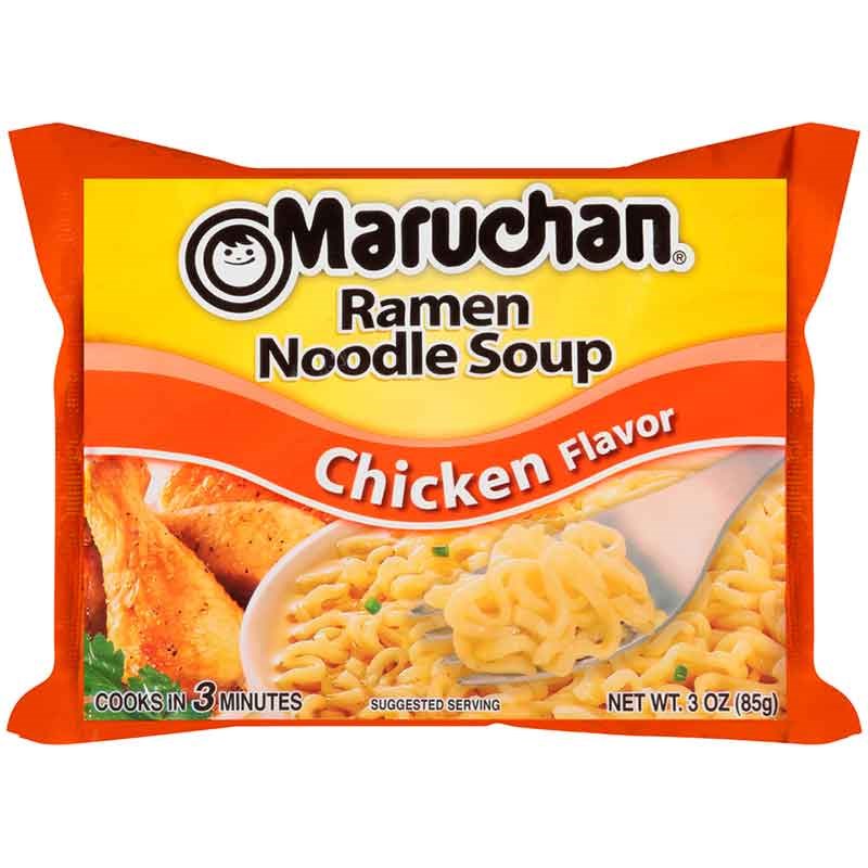 Maruchan Chicken Flavor Ramen Noodle Soup, 3 oz