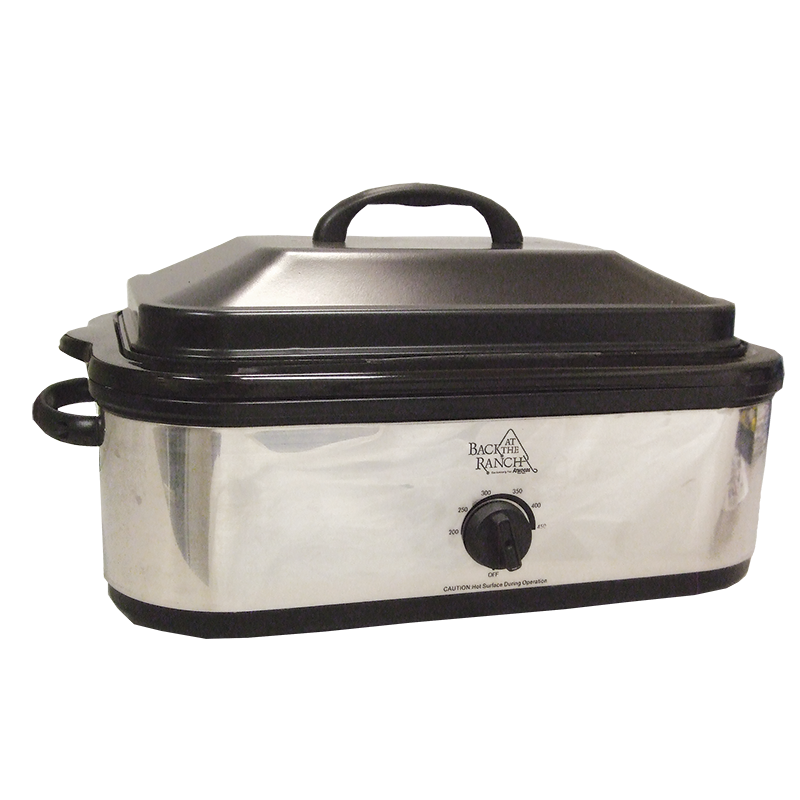 Back at the Ranch Stainless Steel Roaster, 18 qt