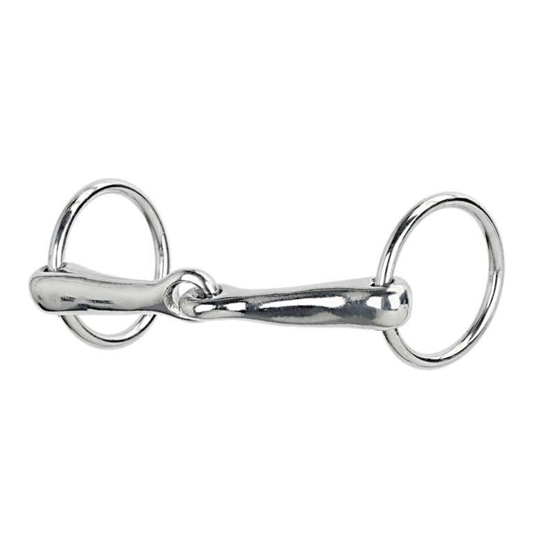 Weaver Leather Pony Ring Snaffle Bit, 4-1/2-inch Mouth