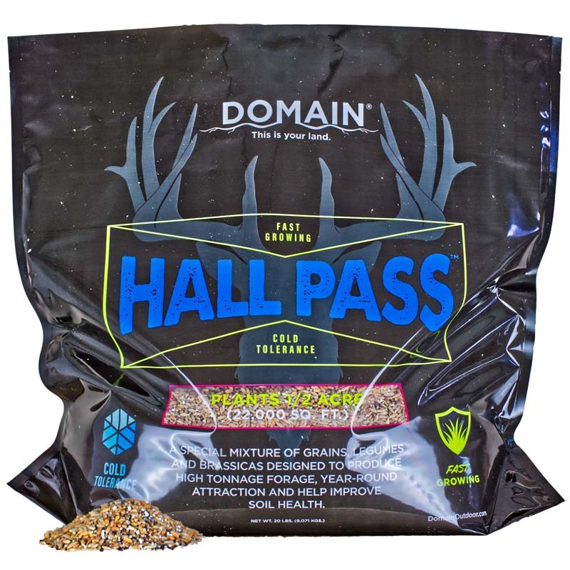 Domain Outdoor Hall Pass Food Plot Mix, 20 lbs
