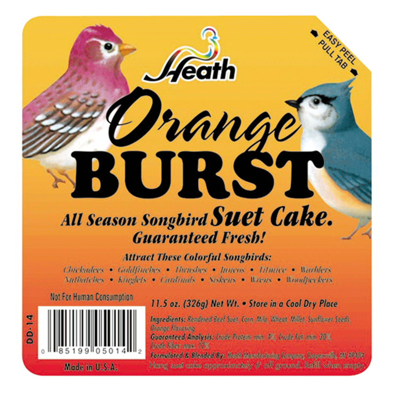 Heath Manufacturing Orange Burst Suet