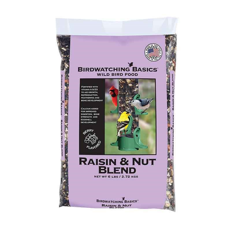 Birdwatching Basic Seed Raisin & Nut Blend, 6 lbs.
