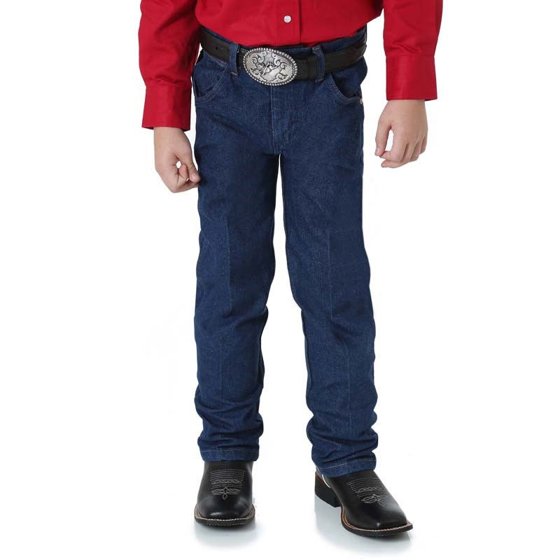 Wrangler Big Boy's Cowboy Cut Original Fit Jean - Prewashed Indigo, 9 Regular