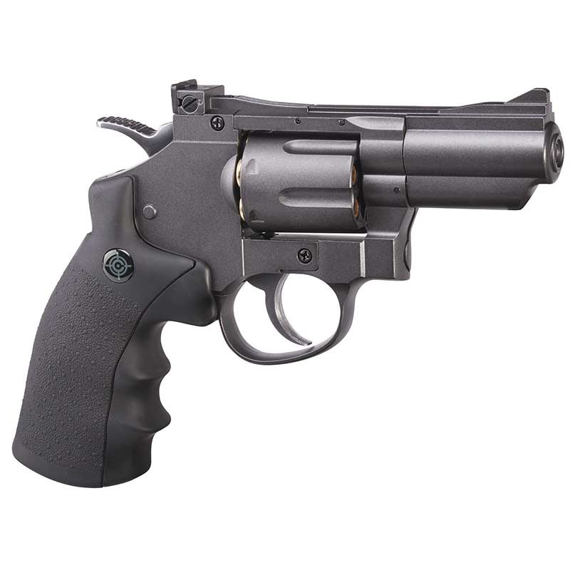 Crosman CO2 Powered Dual Ammo Full Metal Snub Nose Air Revolver
