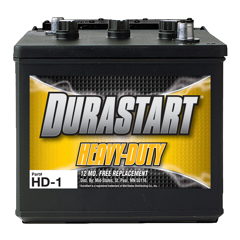 Durastart 625 CCA Heavy Duty/Tractor Battery, HD-1