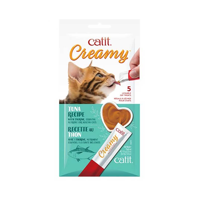Catit Creamy Tuna Cat Treat, 5 pack