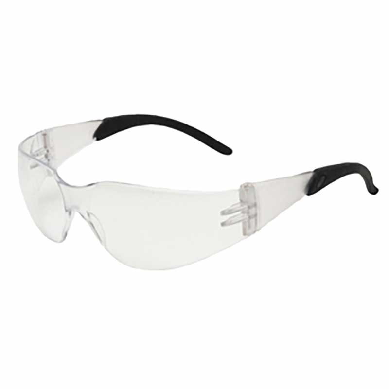 K-T Industries Indoor/Outdoor Wraparound Safety Glasses, Clear