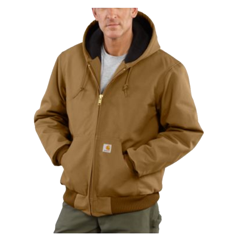 Carhartt Duck Lined Active Jacket - Brown, XL, Regular