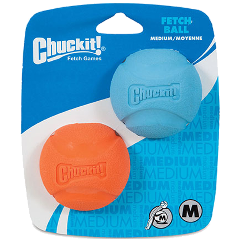 Chuckit! Medium Fetch Ball, 2 pack