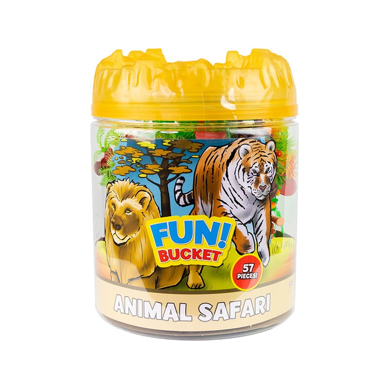 Animal Safari Fun Bucket Playset