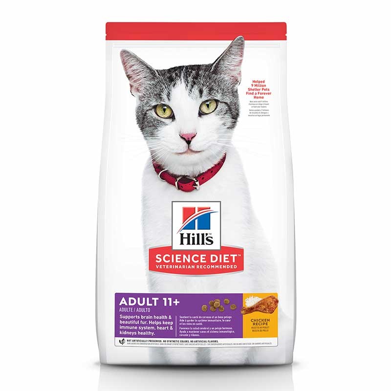 Hills Science Diet Adult 11+ Age Defying Cat Food, 7 lbs