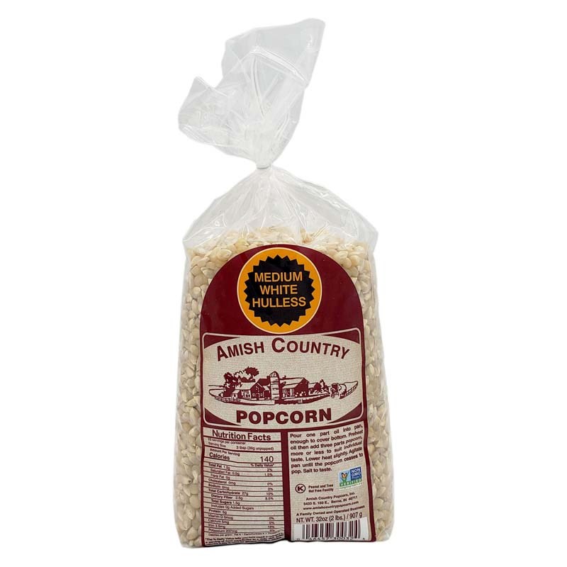 Amish Country Medium White Popcorn, 2 lbs