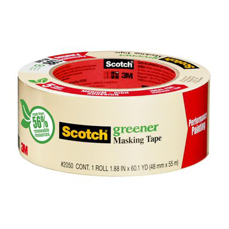 3M Scotch Greener Masking Tape, 1.41 in x 60 yd