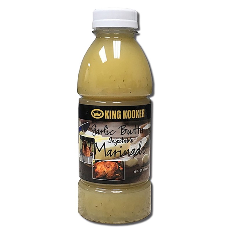 King Kooker Garlic Butter Injectable Marinade - 16 oz.