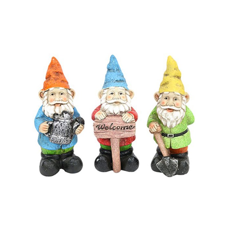 Colorful Garden Gnome with Tool, Designs Vary