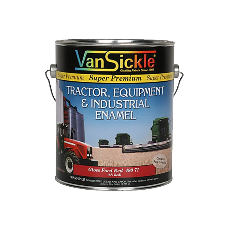 Van Sickle Paint Tractor Enamel, Ford Red Gloss, 1 gallon
